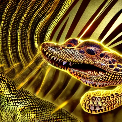 Image similar to hyperrealistic!! reptilian Singer live at X-Factor, High resolution, 8K