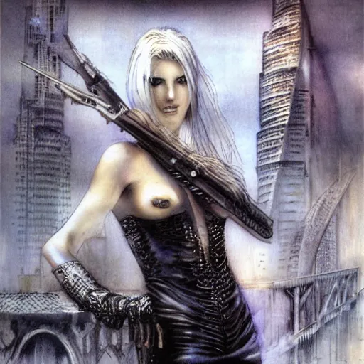 Image similar to gta : dubai by luis royo