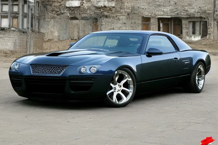 Image similar to muscle car designed in ukraine ( 2 0 0 5 )