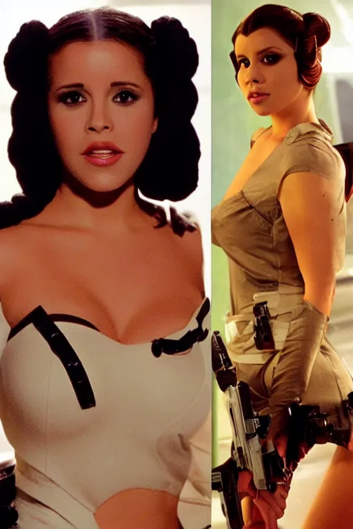 Prompt: Lana Kane as princess leia