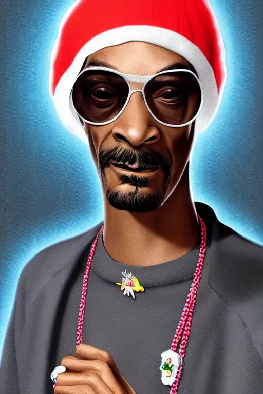 Image similar to snoop dogg, 3 d rendered pixar character, smokey background