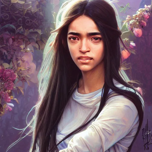 Image similar to ultra realistic illustration, alexandria ocasio - cortez as happy anime girl, intricate, elegant, highly detailed, digital painting, artstation, concept art, smooth, sharp focus, illustration, art by artgerm and greg rutkowski and alphonse mucha