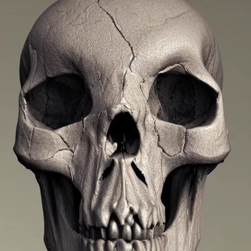 Image similar to A skull of a weird alien creature, intricate, bones, 35mm, photorealistic, realistic, depth of field, photography, high definition, 8k