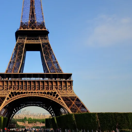 Image similar to broken eiffel tower