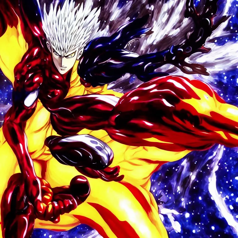 Cosmic Garou (One Punch Man), Stable Diffusion