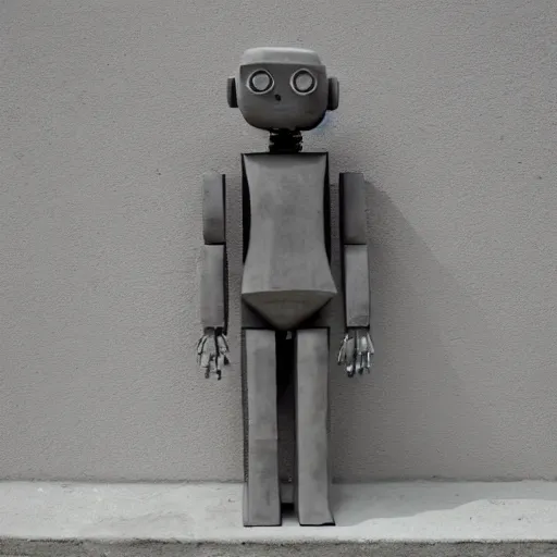 Image similar to humanoid robot 1 9 3 0 concrete art