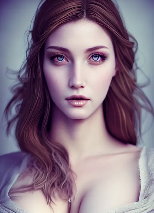 Image similar to a gorgeous scottish female photo, professionally retouched, soft lighting, realistic, smooth face, full body shot, torso, dress, perfect eyes, sharp focus on eyes, 8 k, high definition, insanely detailed, intricate, elegant, art by artgerm and jason chan