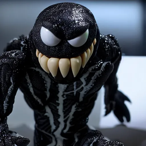 Image similar to Venom as a muppet