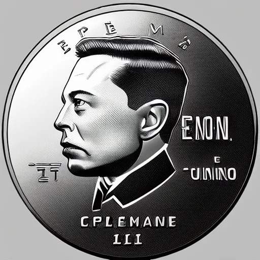 Image similar to elon musk coin