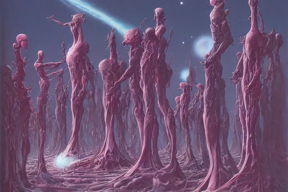 Image similar to universe, wayne barlowe.