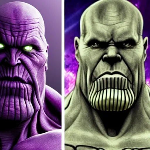 Prompt: thanos if he was a human