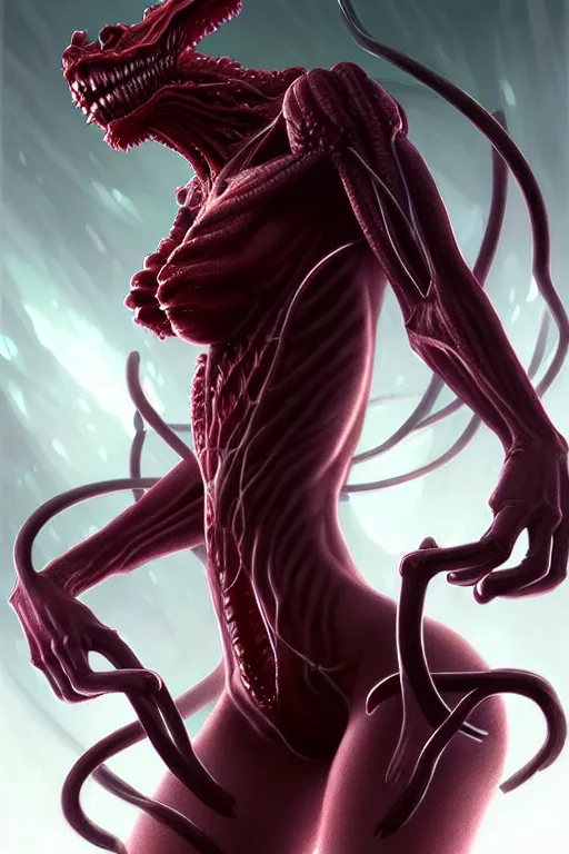 Image similar to Gravemind by Artgerm and WLOP