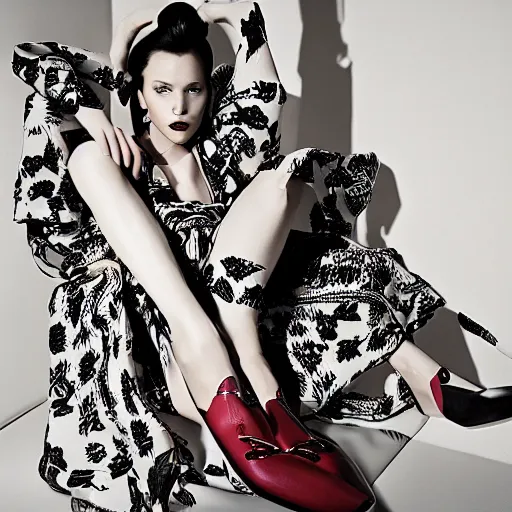 Image similar to Schiaparelli shoes editorial