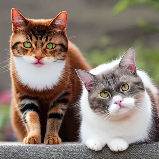 Image similar to Double cat