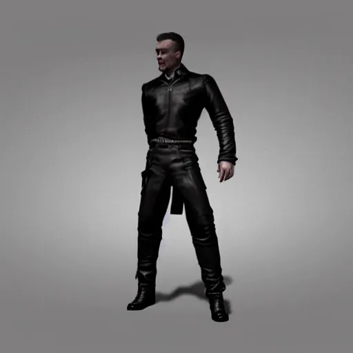 Image similar to male leather clothes cloud dancer, Artstation