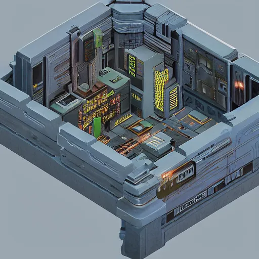 Prompt: “3D scene with high draw distance. Floorwide 3D model of a cyberpunk city placed inside of a room.”