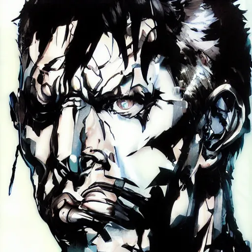 Image similar to tim allen apophasis by yoji shinkawa apophasis