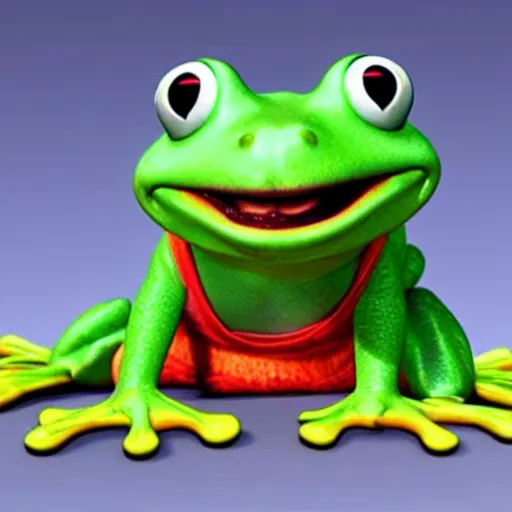 Image similar to cgi pixar frog