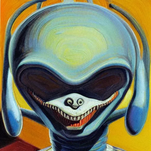 Image similar to alien by wayne thiebaud