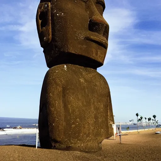 Image similar to Moai statue in Long Beach, LA