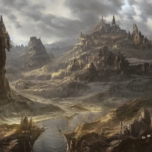 Image similar to intricate matte painting