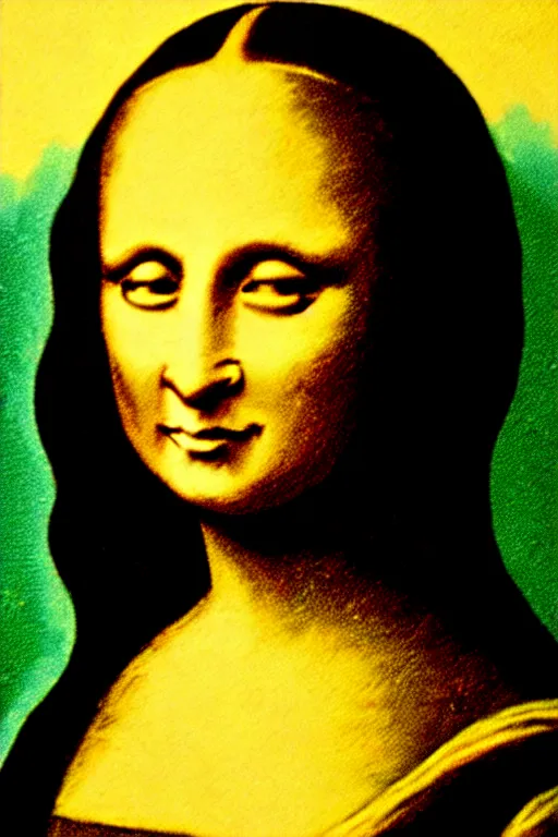 Prompt: mona lisa graffiti by banksy spray!!!! paint!!!! wall