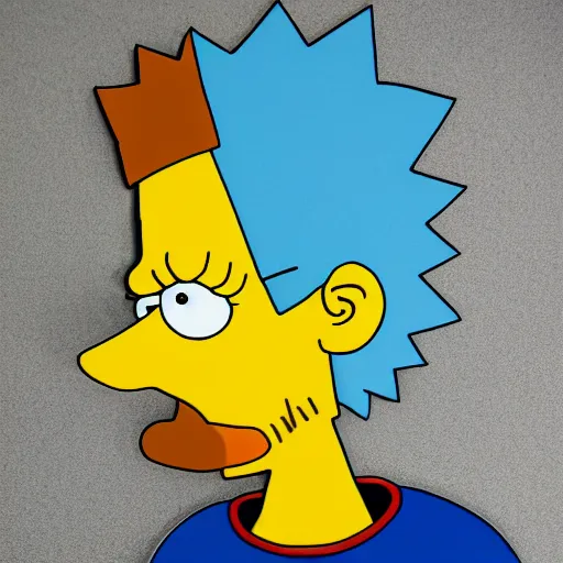 Image similar to bart simpson as a real human, XF IQ4, f/1.4, ISO 200, 1/160s, 8K, RAW, unedited, symmetrical balance, in-frame