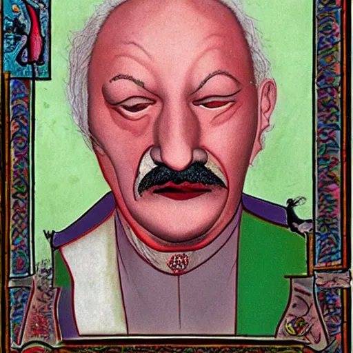 Image similar to martin heidegger became bloody ugly degenerate, photo - realistic, color image, 2 k, highly detailed, occult art