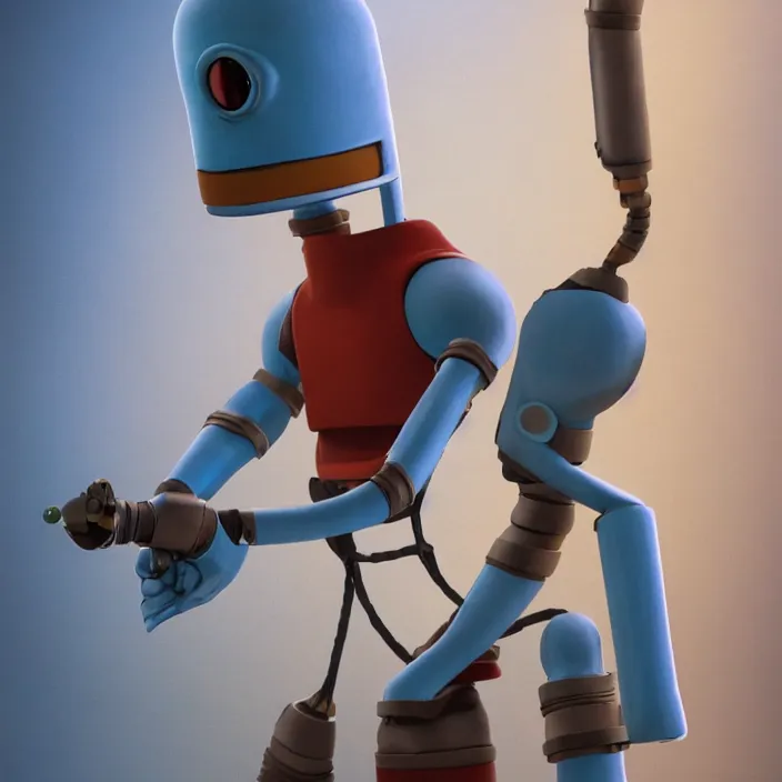 Prompt: live action bender from futurama, 8 k,