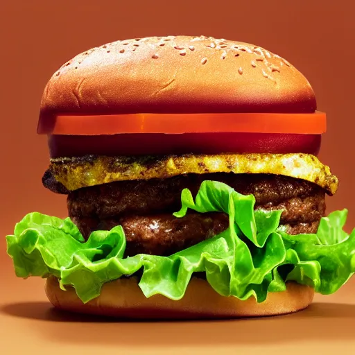 Prompt: a studio photo of a hamburger with teeth