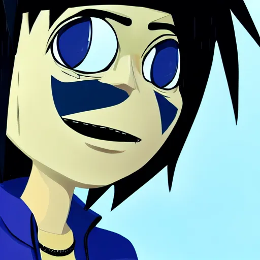 Image similar to 2D from Gorillaz, Realistic, Hyperrealistic, HD Quality, 4k Resolution, 8k Resolution, Detailed, Very Detailed, Highly Detailed, Studio Quality Lighting, Real Life, Portrait, Photograph