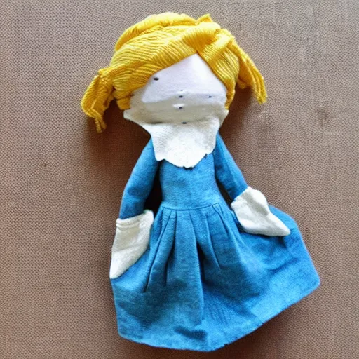 Prompt: handmade doll