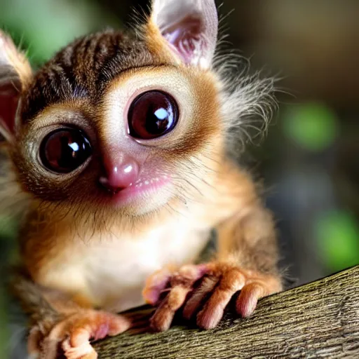 Prompt: tarsier kitten hybrid