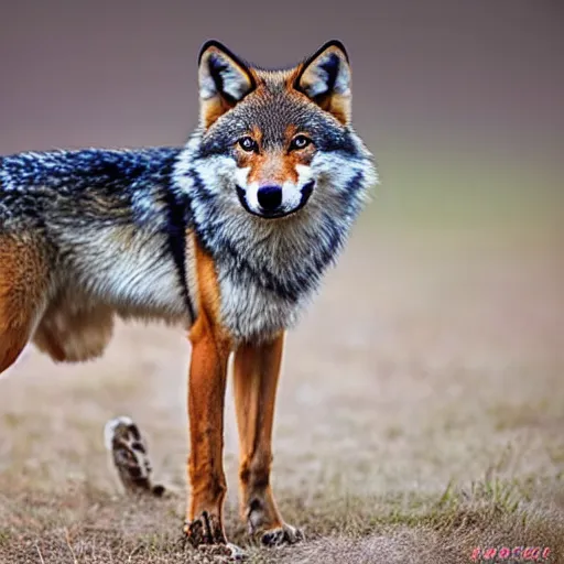 Image similar to professional photograph of a eurasian tibetan wolf, high quality, hd, 8 k, 4 k, magnificent, award - winning, nature, nature photography, awe - inspiring, highly detailed, amazing