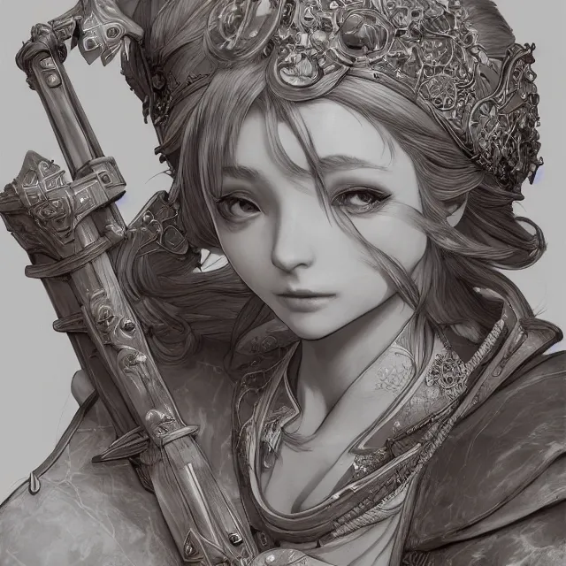 Image similar to the portrait of neutral good colorful female cleric bard as absurdly beautiful, gorgeous, elegant, young gravure idol, an ultrafine hyperdetailed illustration by kim jung gi, irakli nadar, intricate linework, sharp focus, bright colors, octopath traveler, final fantasy, unreal engine 5 highly rendered, global illumination, radiant light, detailed and intricate environment