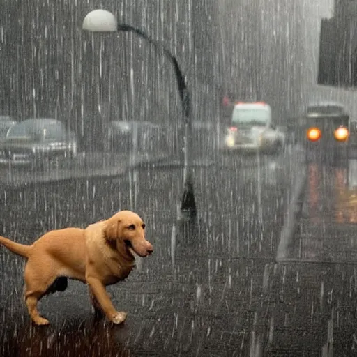 Image similar to it is raining cats and dogs