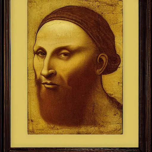 Image similar to the man i see in my dreams, by da vinci