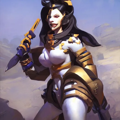 Prompt: greg manchess portrait painting of partially armored jinx from arcane as overwatch character, medium shot, asymmetrical, profile picture, organic painting, sunny day, matte painting, bold shapes, hard edges, street art, trending on artstation, by huang guangjian, gil elvgren, ruan jia, greg rutkowski, gaston bussiere