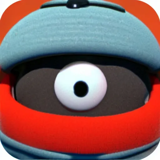 Image similar to little mr bulging eyes by roger hargreaves and jim henson, unreal engine