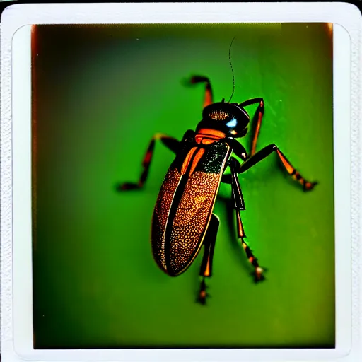 Image similar to beautiful, award winning photo of a the insects from shaggai, hyperealistic detailed photography polaroid, 5 0 mm lens, motion blur, grainy image