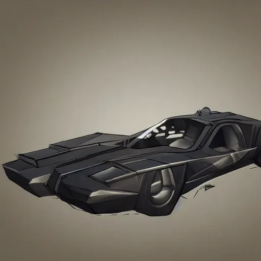 Image similar to dishonored art style retrofuturism car concept