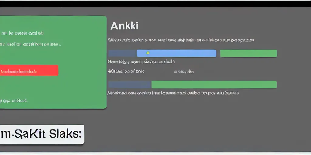 Prompt: a screenshot of the anki flashcards software