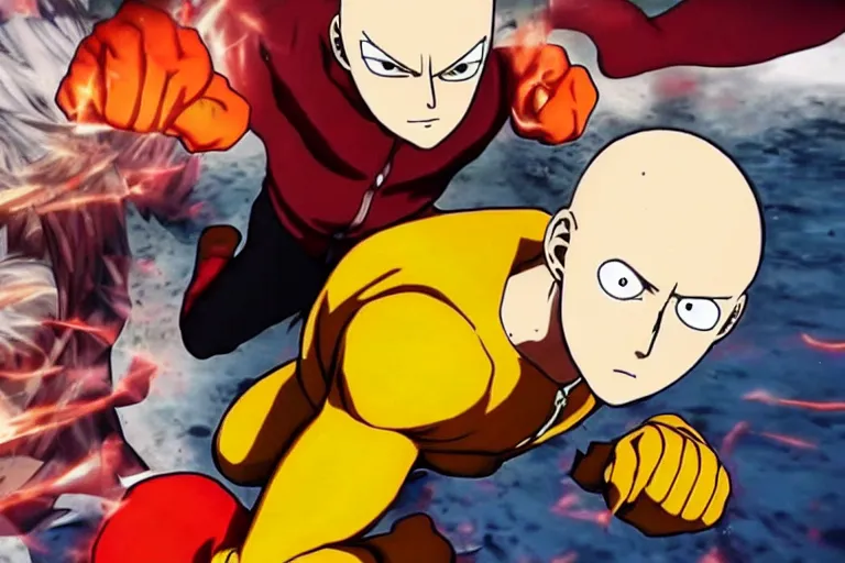 Image similar to saitama serious punch