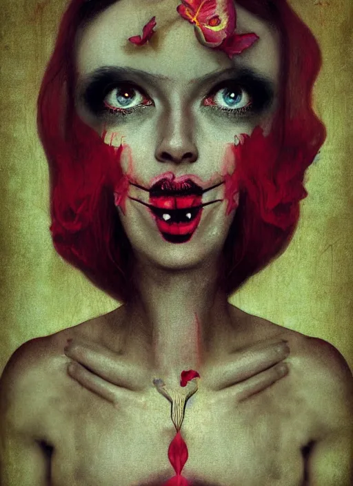 Image similar to a princess with an ugly face by lisa keene style by anja millen