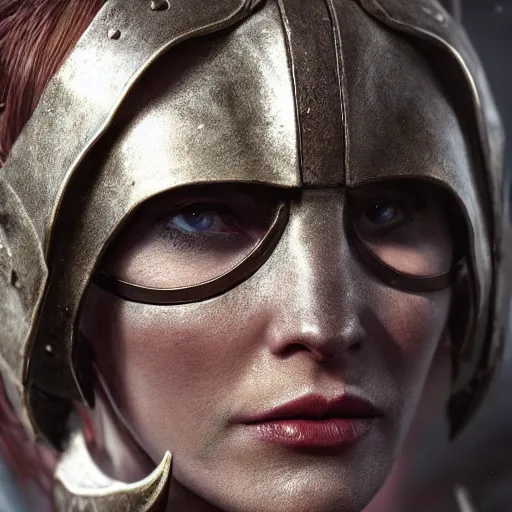 Image similar to the elder scrolls vi character brunette female portrait partially clothed in exquisitely deatiled metal - plated battle armour, atmospheric lighting, painted, intricate, volumetric lighting, beautiful, rich deep colors masterpiece, sharp focus, ultra detailed by leesha hannigan, ross tran, thierry doizon, kai carpenter, ignacio fernandez rios