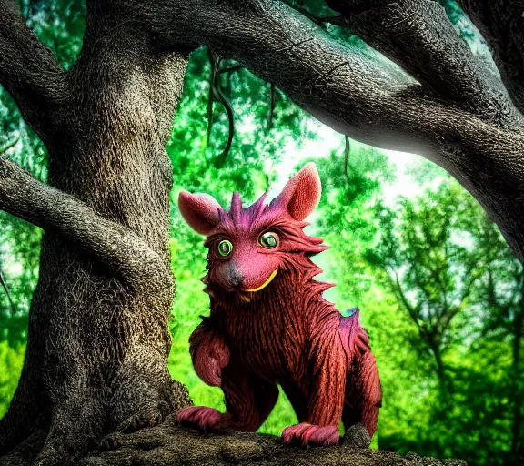 Image similar to a new creature that no one has ever seen before, in a park. highly detailed 8 k. intricate. lifelike. soft light. nikon d 8 5 0. cinematic post - processing