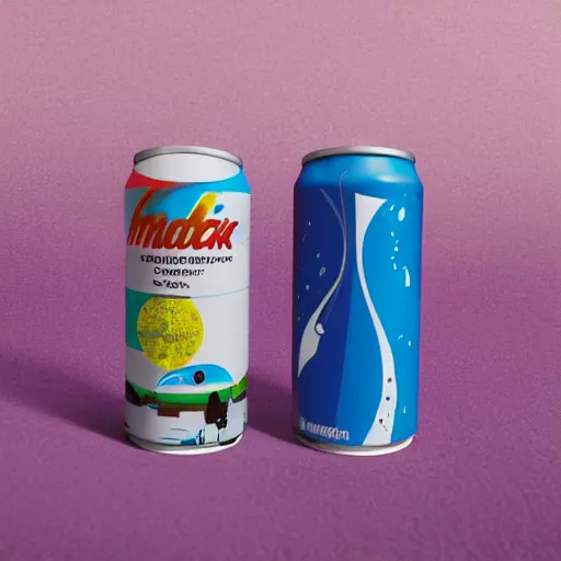 Image similar to milk in a soda can futuristic