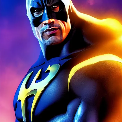 Prompt: Dwayne Johnson as Batgirl digital art 4k detailed super realistic