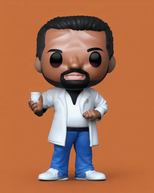 Image similar to full body 3d render of Luis Inácio Lula da Silva as a funko pop, studio lighting, white background, blender, trending on artstation, 8k, highly detailed