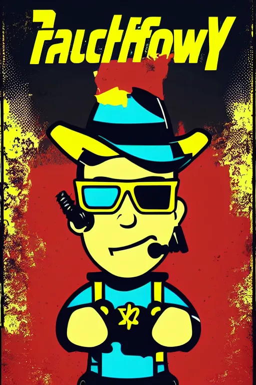 Image similar to fallout 7 6 retro futurist illustration art by butcher billy, sticker, colorful, illustration, highly detailed, simple, smooth and clean vector curves, no jagged lines, vector art, smooth andy warhol style